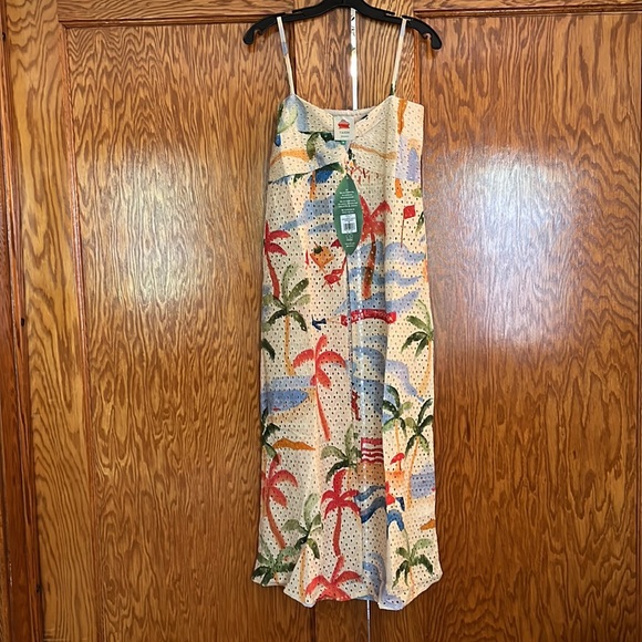 Farm Rio Copacabana Tropical Eyelet Cover Up NWT - Picture 9 of 16